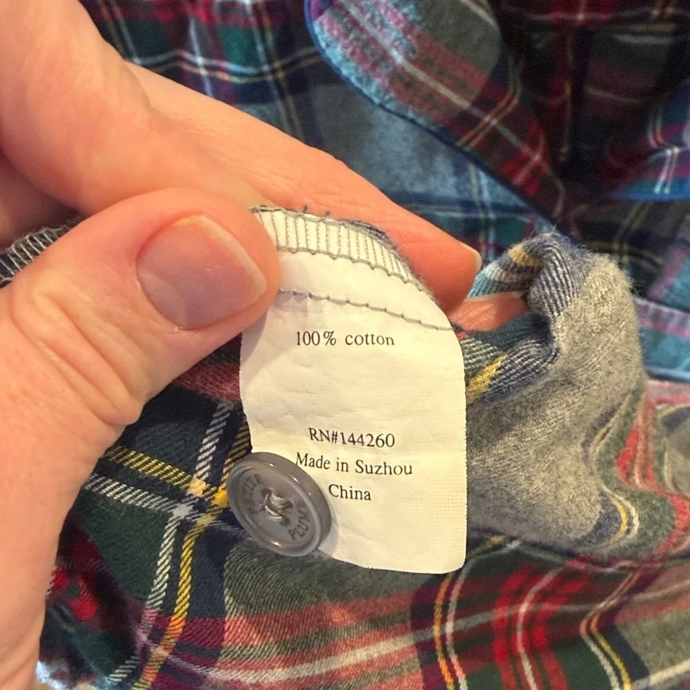 Petite Plume Westminster Tartan Cotton Nightgown